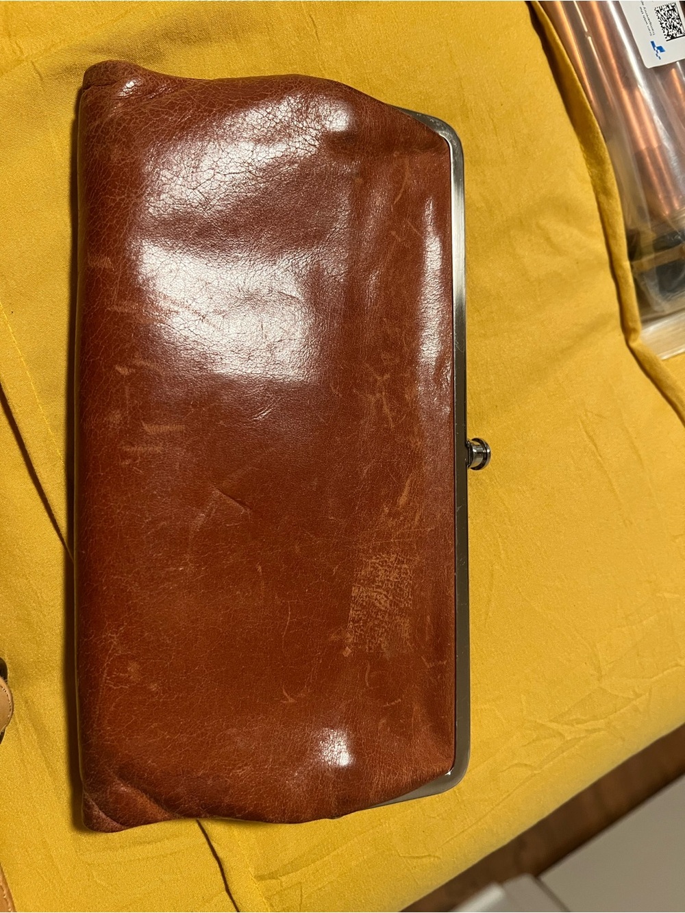 Hobo  Leather Clutch Wallet - Brown
